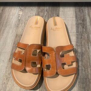Sam Edelman Tan Slide Sandals for Men